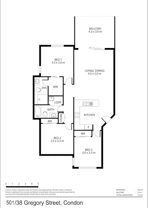 501/38 Gregory Street, Condon, QLD, 4815 - Floorplan 1
