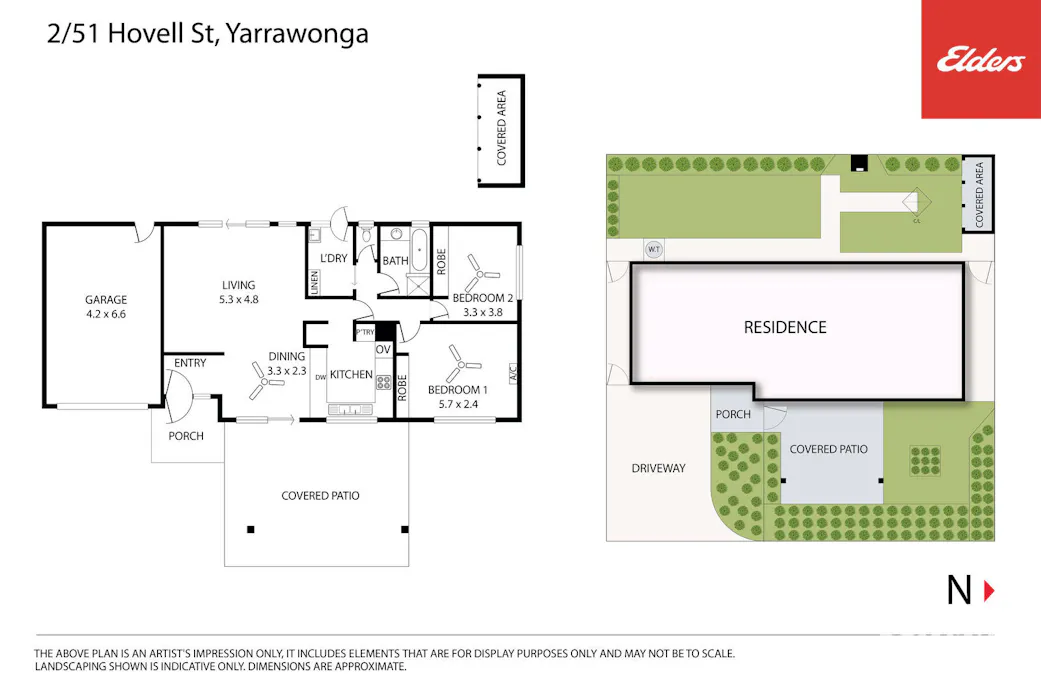 2/51 Hovell Street, Yarrawonga, VIC, 3730 - Floorplan 1