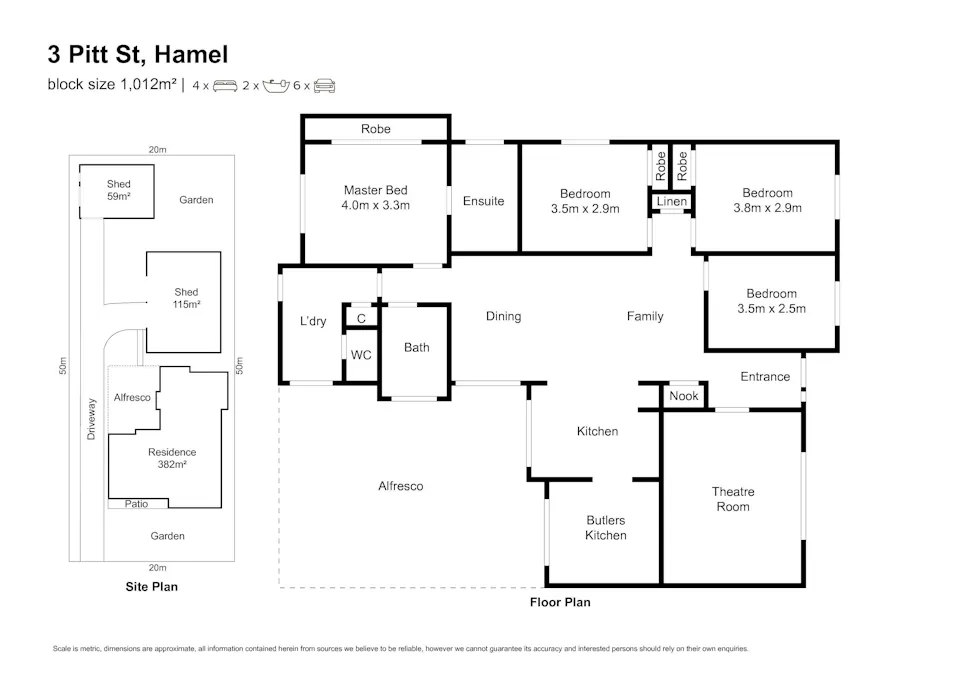 3 Pitt Street, Hamel, WA, 6215 - Floorplan 1