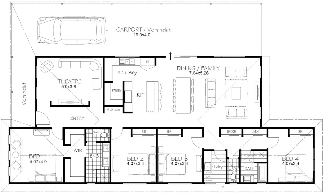 2 Haydon Close, Corrigin, WA, 6375 - Floorplan 1