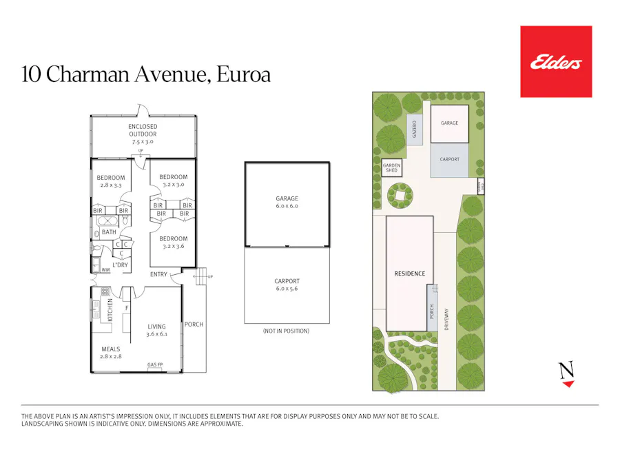 10 Charman Avenue, Euroa, VIC, 3666 - Floorplan 1