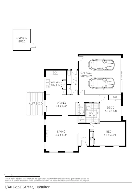 1/40 Pope Street, Hamilton, VIC, 3300 - Floorplan 1