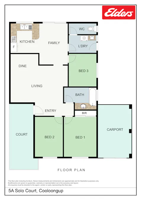 5A Solo Court, Cooloongup, WA, 6168 - Floorplan 1