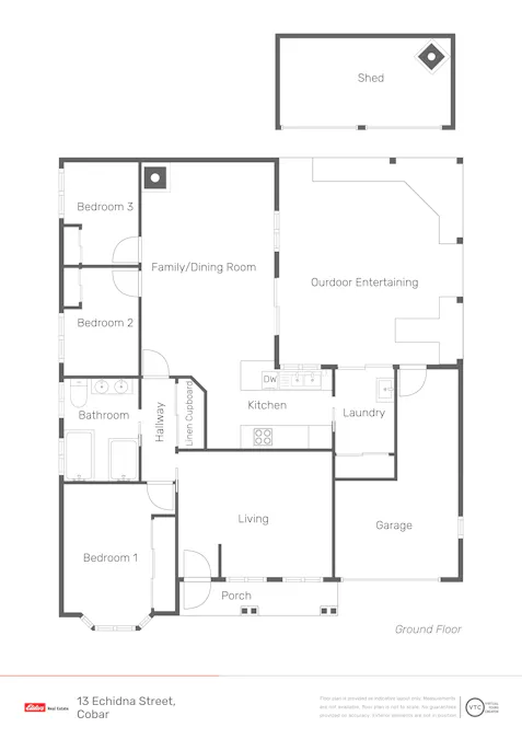 13 Echidna Street, Cobar, NSW, 2835 - Floorplan 1