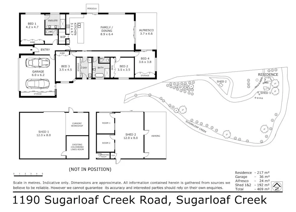 1190 Sugarloaf Creek Road, Sugarloaf Creek, VIC, 3658 - Floorplan 1