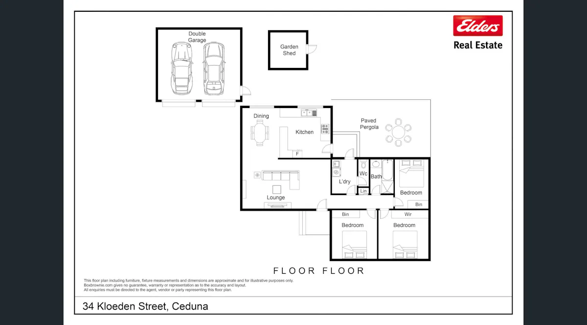 34 Kloeden Street, Ceduna, SA, 5690 - Floorplan 1
