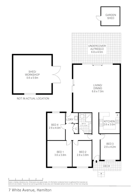 7 White Avenue, Hamilton, VIC, 3300 - Floorplan 1