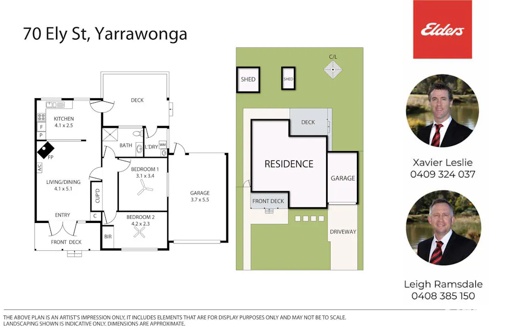 70 Ely Street, Yarrawonga, VIC, 3730 - Floorplan 1