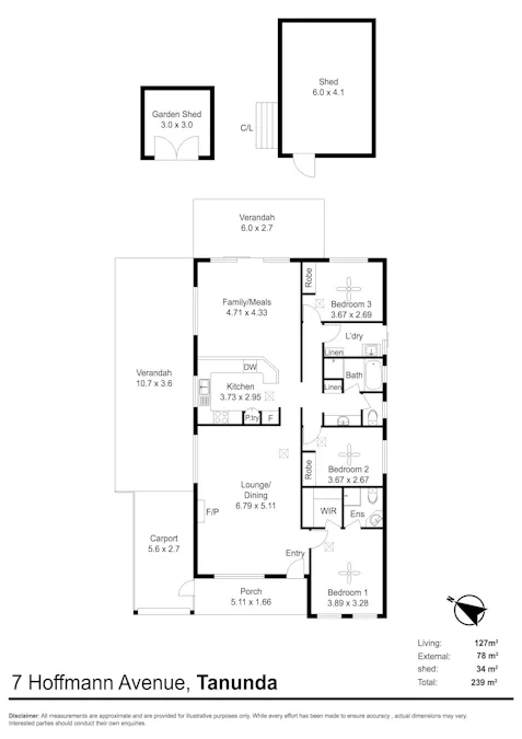 7  Hoffmann Avenue, Tanunda, SA, 5352 - Floorplan 1