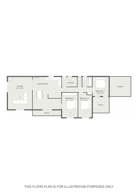 1 Pavy Drive, Naracoorte, SA, 5271 - Floorplan 1