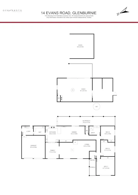 14 Evans Road, Glenburnie, SA, 5291 - Floorplan 1