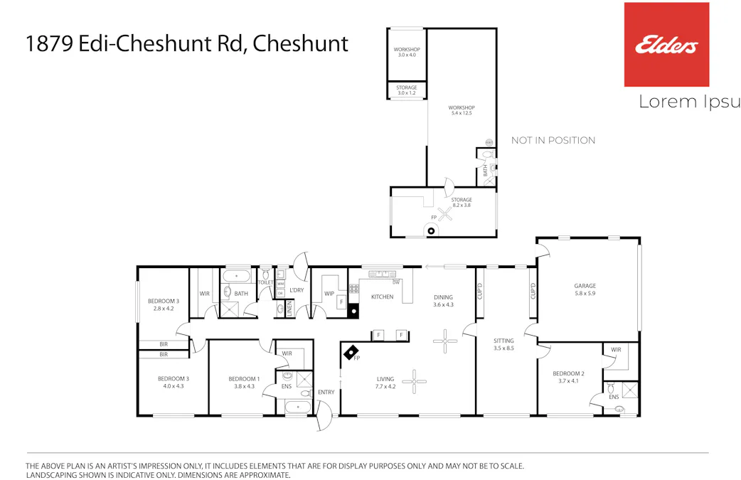 1879 Edi-Cheshunt Road, Cheshunt, VIC, 3678 - Floorplan 1