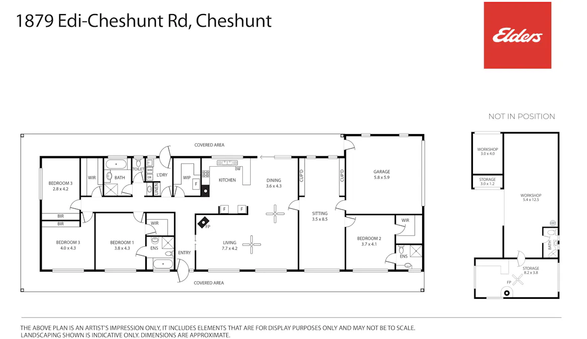1879 Edi-Cheshunt Road, Cheshunt, VIC, 3678 - Floorplan 1