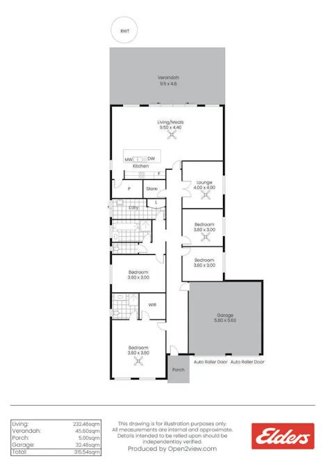 18 Cook Avenue, Blyth, SA, 5462 - Floorplan 1