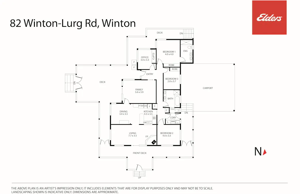 82 Winton-Lurg Road, Winton, VIC, 3673 - Floorplan 2
