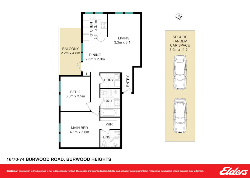 16/70-74 Burwood Road, Burwood Heights, NSW, 2136 - Floorplan 1