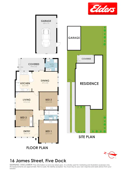 16 James Street, Five Dock, NSW, 2046 - Floorplan 1
