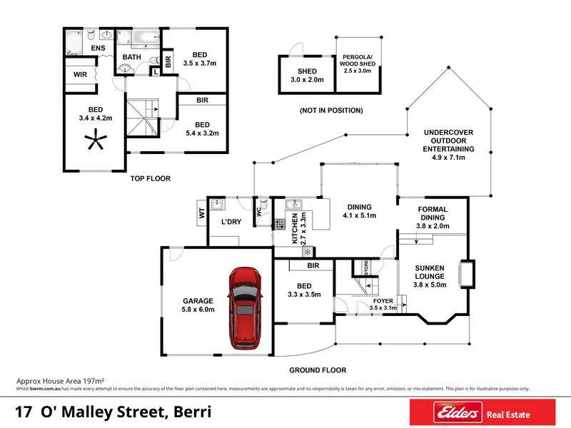 17 O'Malley Street, Berri, SA, 5343 - Floorplan 1
