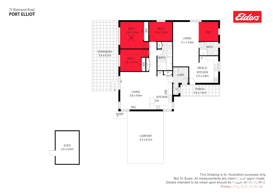 75 Waterport Road, Port Elliot, SA, 5212 - Floorplan 1