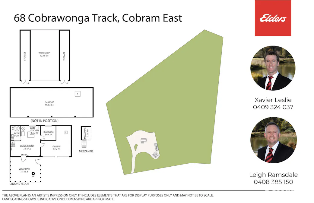68 Cobrawonga Road, Cobram East, VIC, 3644 - Floorplan 1