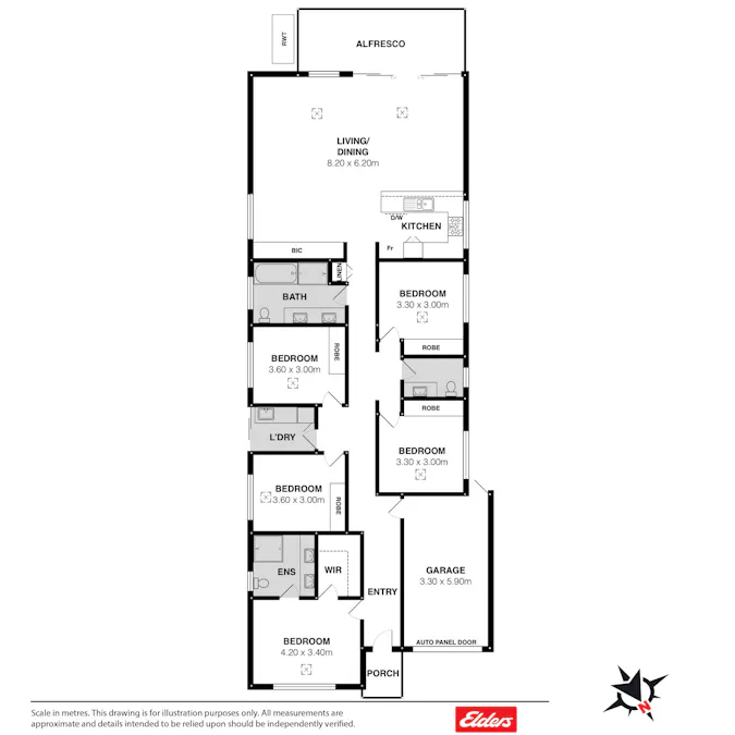 12/55 The Vines Drive, Normanville, SA, 5204 - Floorplan 1