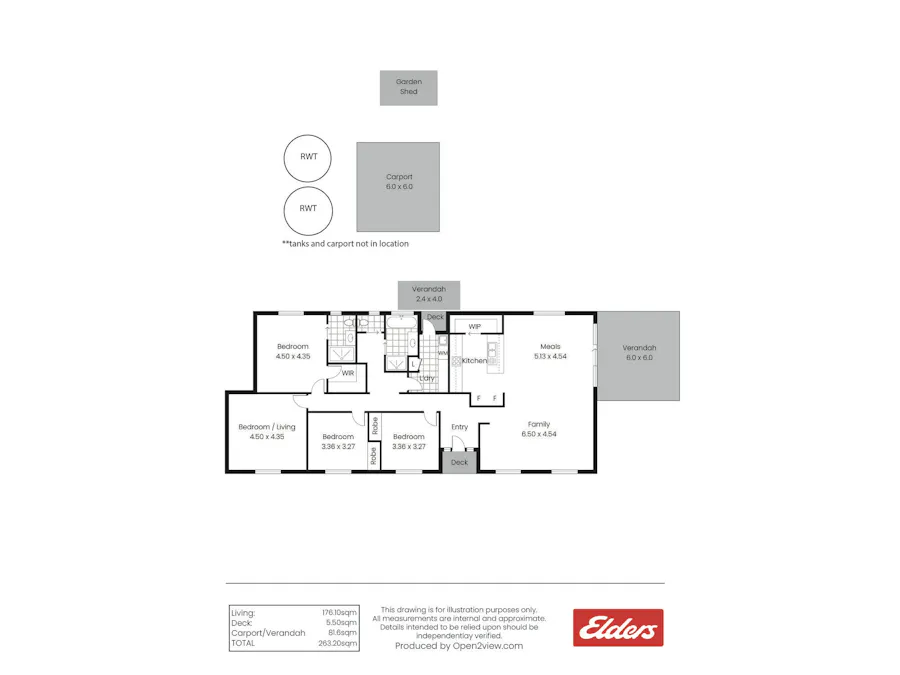 98 Keeley Road, Port Germein, SA, 5495 - Floorplan 1