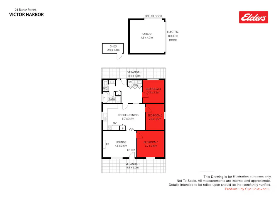 21 Burke Street, Victor Harbor, SA, 5211 - Floorplan 1