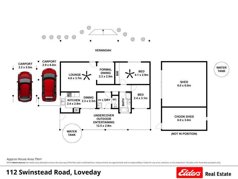 112 Swinstead Road, Barmera, SA, 5345 - Floorplan 1