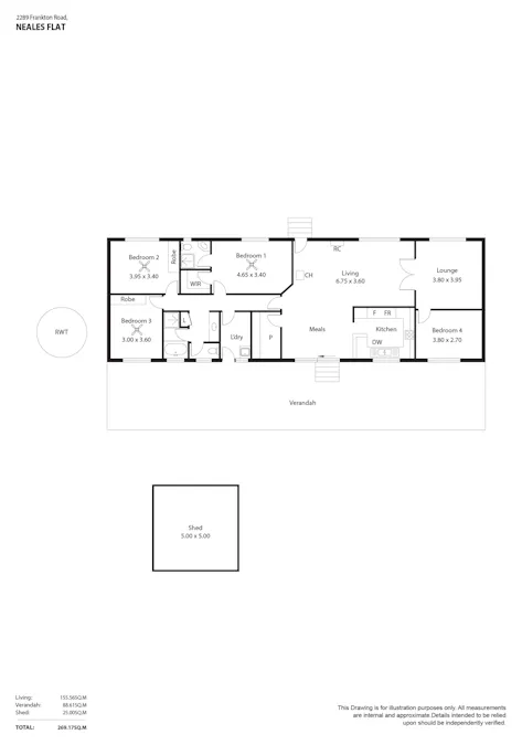 2189 Frankton Road, Neales Flat, SA, 5374 - Floorplan 1