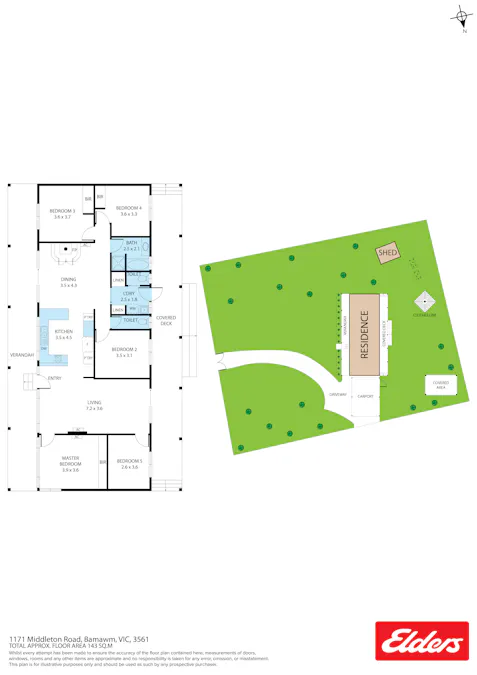 1171  Middleton Road, Echuca, VIC, 3564 - Floorplan 1