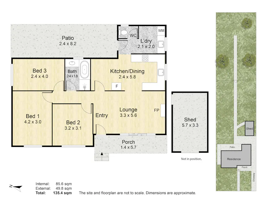 14 Byfield Street, Northam, WA, 6401 - Floorplan 1