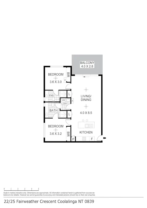 22/25 Fairweather Crescent, Coolalinga, NT, 0839 - Floorplan 1