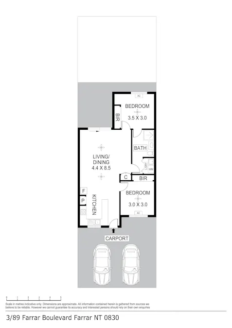 3/89 Farrar Boulevard, Farrar, NT, 0830 - Floorplan 1