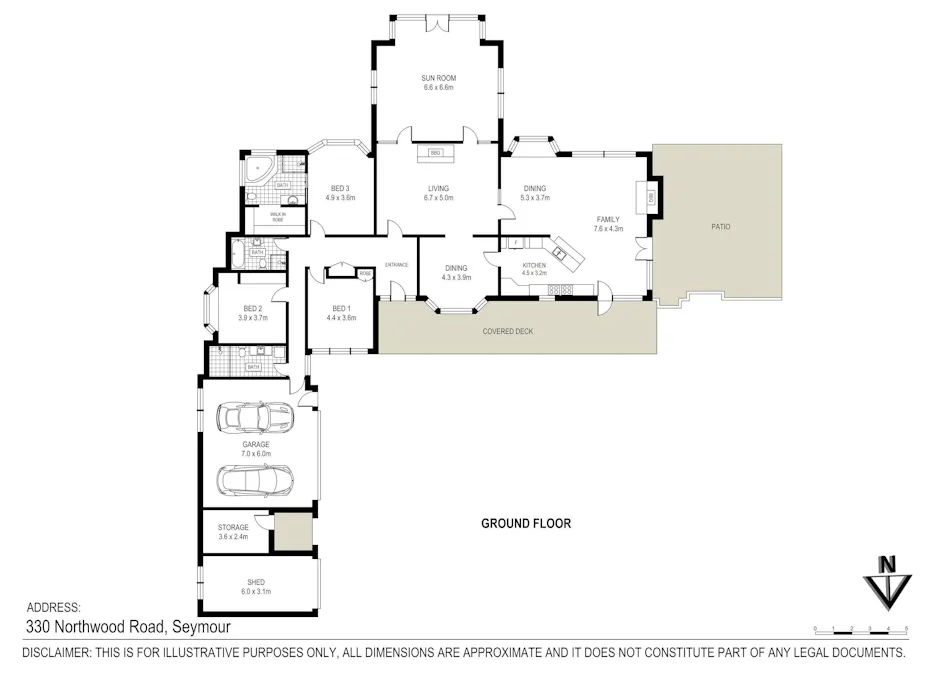 330 Northwood Road, Seymour, VIC, 3660 - Floorplan 1