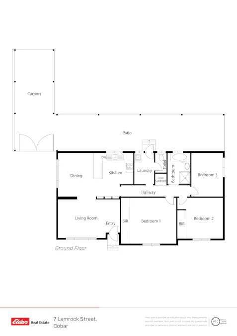 7 Lamrock Street, Cobar, NSW, 2835 - Floorplan 1