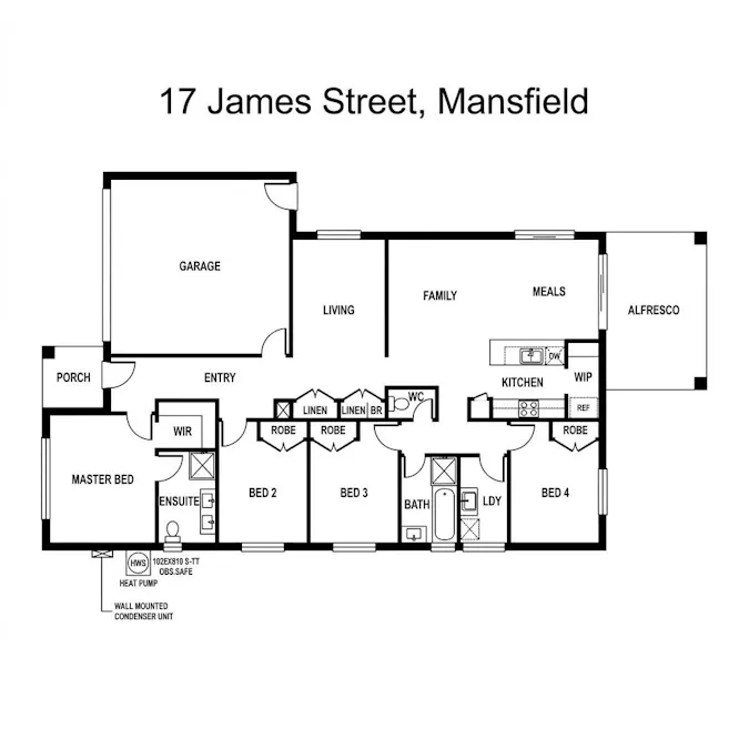 17 James Street, Mansfield, VIC, 3722 - Floorplan 1
