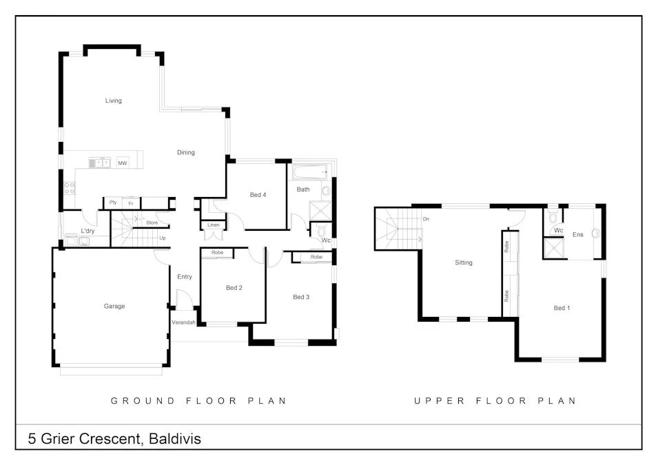 5 Grier Crescent, Baldivis, WA, 6171 - Floorplan 1