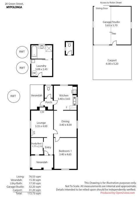 20 Green Street, Mypolonga, SA, 5254 - Floorplan 1