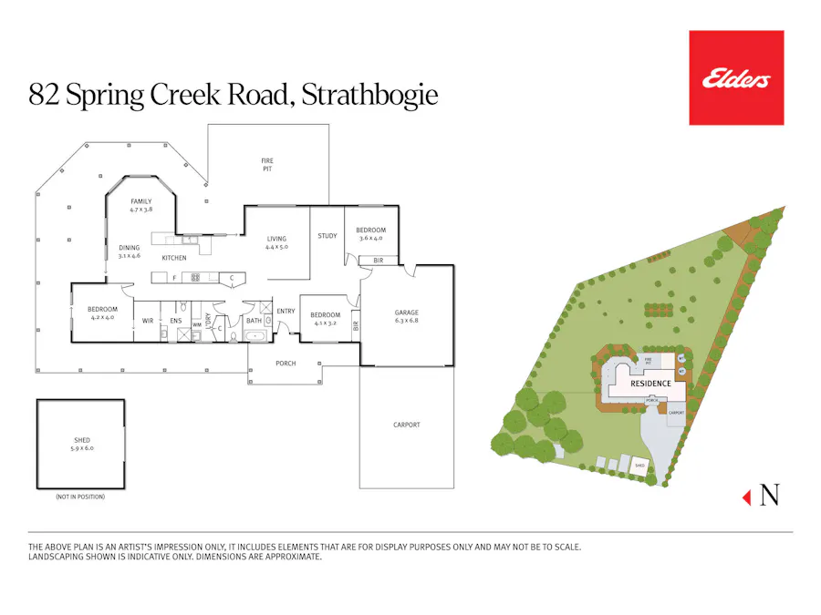 82 Spring Creek Road, Strathbogie, VIC, 3666 - Floorplan 1