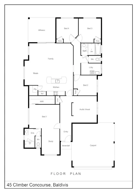 45 Climber Concourse, Baldivis, WA, 6171 - Floorplan 1