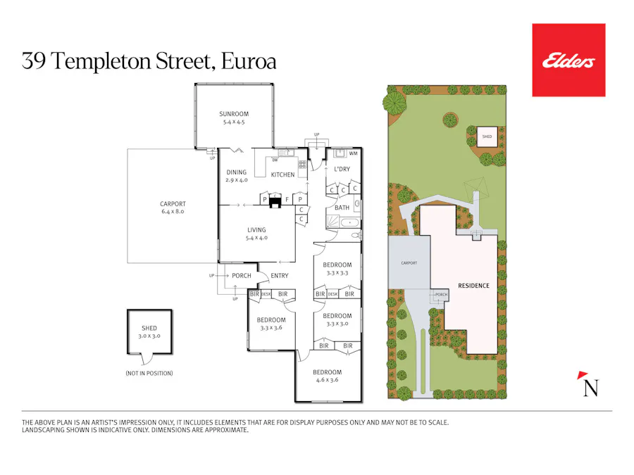 39 Templeton Street, Euroa, VIC, 3666 - Floorplan 1