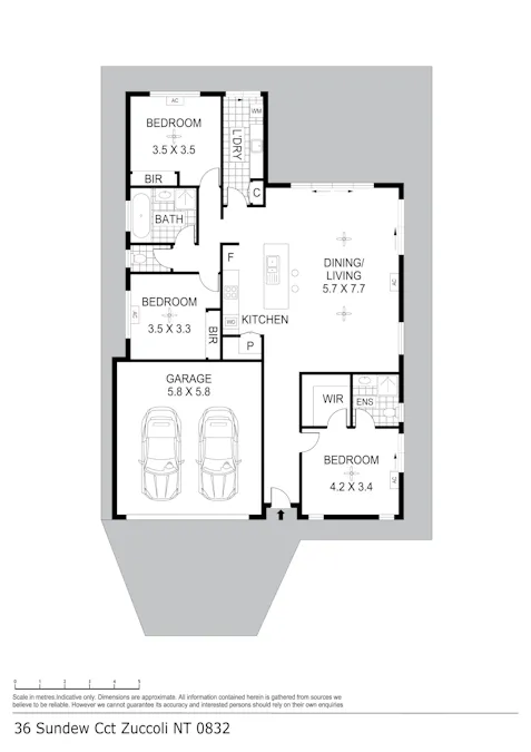 36 Sundew Circuit, Zuccoli, NT, 0832 - Floorplan 1