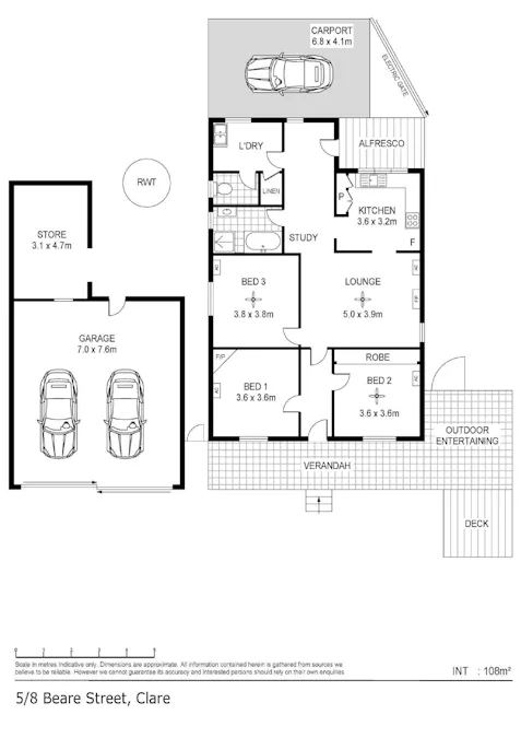 5/8 Beare Street, Clare, SA, 5453 - Floorplan 1