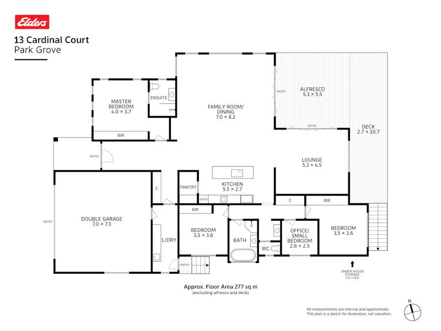 13 Cardinal Court, Park Grove, TAS, 7320 - Floorplan 1