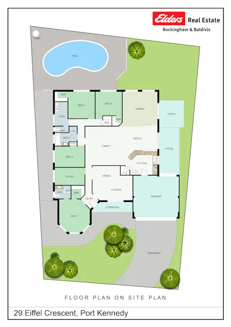 29 Eiffel Crescent, Port Kennedy, WA, 6172 - Floorplan 1