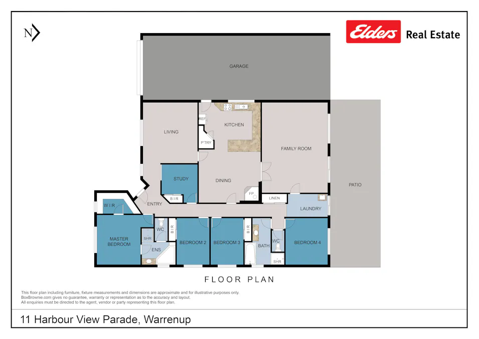 11 Harbour View Parade, Warrenup, WA, 6330 - Floorplan 1