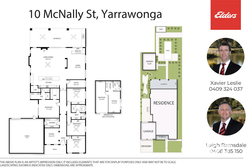 10 McNally Street, Yarrawonga, VIC, 3730 - Floorplan 1