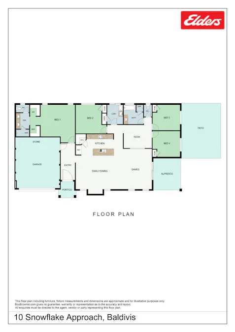 10 Snowflake Approach, Baldivis, WA, 6171 - Floorplan 1