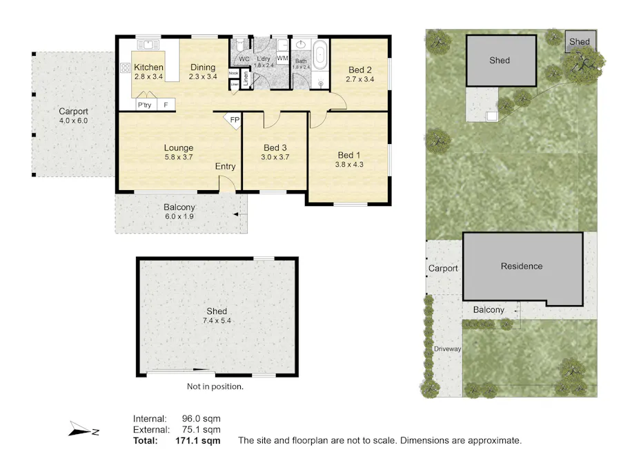 37 Goomalling Road, Northam, WA, 6401 - Floorplan 1