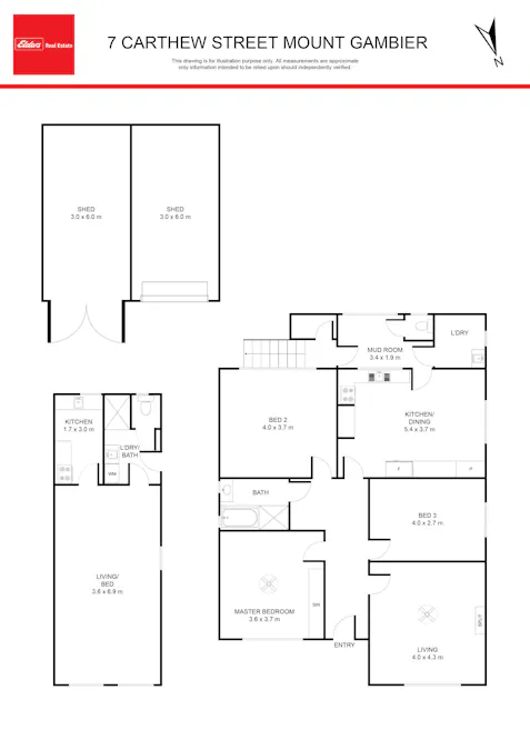 7 Carthew Street, Mount Gambier, SA, 5290 - Floorplan 1